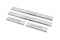 Citroen C-Elysee 2013-2022 Door Sill Protectors Carmos V2 (4 pcs, Stainless Steel) photo 2