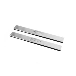 Door Sill Protectors Carmos V2 (2 pcs, Stainless Steel) Fiat Doblo II 2010-2022 photo 1