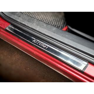 Stainless Steel Door Sill Protectors (Carmos V2, 4 pcs) Nissan Qashqai 2007-2010 photo 1