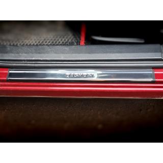 Stainless Steel Door Sill Protectors (Carmos V2, 4 pcs) Nissan Qashqai 2014-2021 photo 2