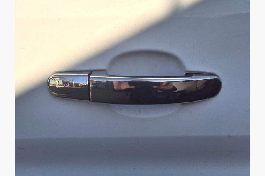 Ford Transit 2014- Chrome Door Handle Covers Carmos (Stainless Steel) 3 Handles Photo 2