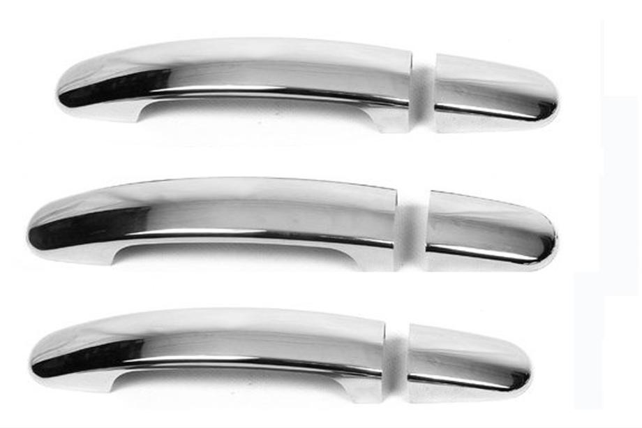 Ford Custom 2013-2022 Chrome Door Handle Covers Carmos (Stainless Steel) 3 Handles Photo 7