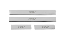 Volkswagen Golf 7/E-Golf 2012-2020 Carmos V2 Stainless Steel Door Sill Protectors (4 pcs) photo 1