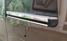 Citroen Berlingo 2008-2018 Stainless Steel Mouldings for Sliding Doors (4 pcs) Carmos - Turkish Stainless Steel photo 1