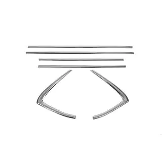 Lower window trims stainless steel (6 pcs) photo 2