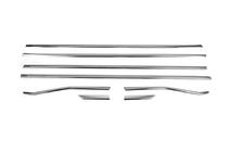 Honda Civic Sedan 2021- Lower window trims stainless steel (8 pcs) OmsaLine - Italian Stainless Steel photo 6