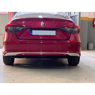 Rear Bumper Protector Stainless Steel (Sedan) photo 1