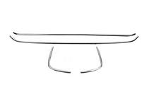 Ford Custom 2013-2022 Bumper Grille Trim Covers 2018+ (4 pcs, Stainless Steel) photo 2