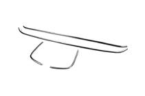 Ford Custom 2013-2022 Bumper Grille Trim Covers 2018+ (4 pcs, Stainless Steel) photo 3