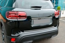 Citroen C5 Aircross 2017-2025 Chrome trim above license plate (stainless steel) photo 2