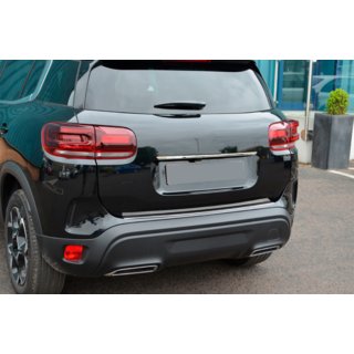 Chrome trim above license plate (stainless steel) Citroen C5 Aircross 2017-2025 photo 4