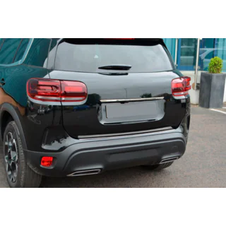 Chrome trim above license plate (stainless steel) photo 4