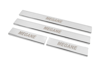 Renault Megane IV 2016-2025 Carmos V2 Stainless Steel Door Sill Protectors (4 pcs) photo 2