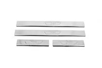Peugeot 301 2012- Carmos V2 Stainless Steel Door Sill Protectors (4 pcs) photo 2