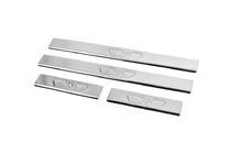 Peugeot 301 2012- Carmos V2 Stainless Steel Door Sill Protectors (4 pcs) photo 1