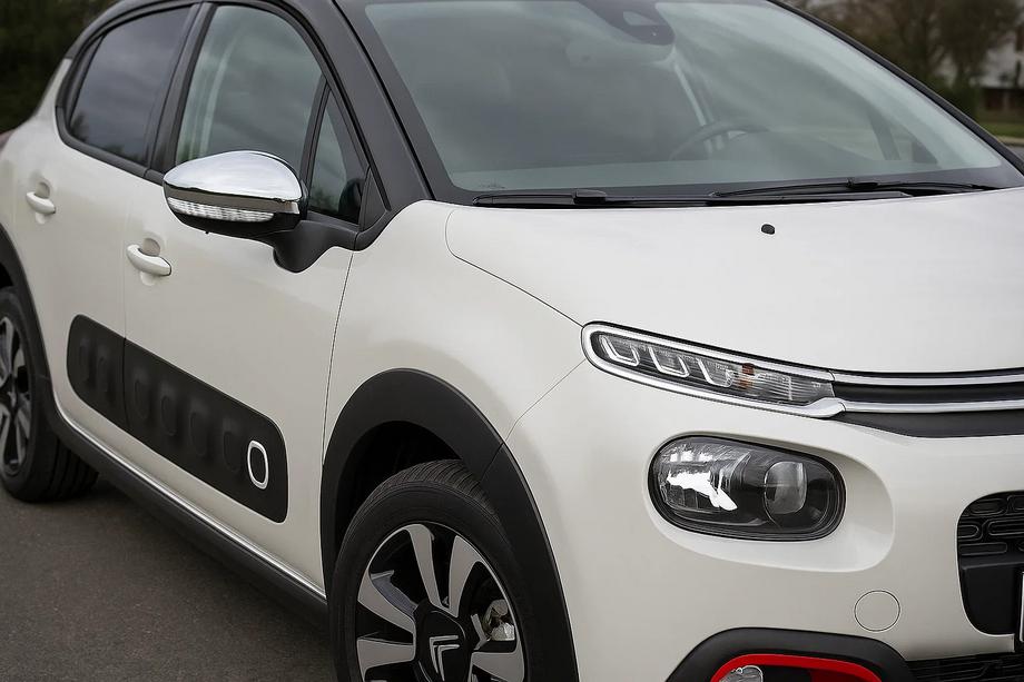 Citroen C-3 2016-2023 Mirror Covers (2 pcs, Stainless Steel) Image