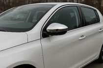 Peugeot 308 2014-2021 Mirror Covers (2 pcs, Stainless Steel) photo 1