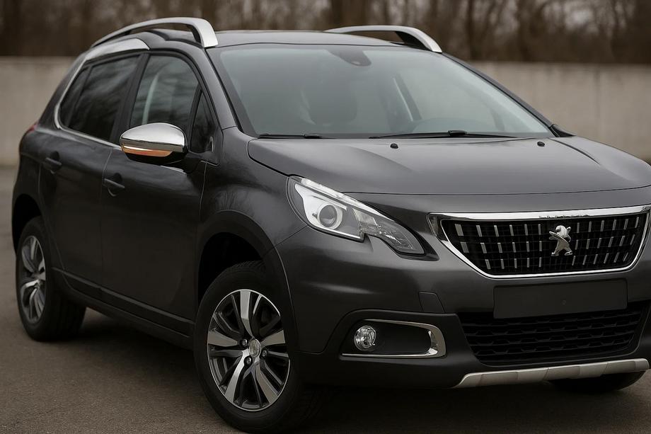 Peugeot 2008 2013-2019 Mirror Covers 2016-2019 (2 pcs, Stainless Steel) Carmos - Turkish Stainless Steel Image