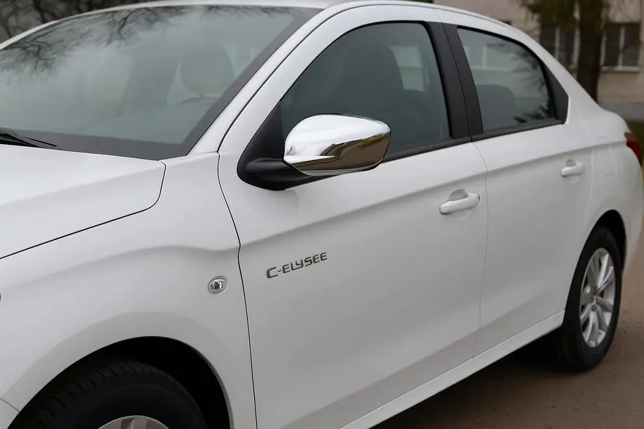 Citroen C-Elysee 2013-2022 Mirror Covers (2 pcs, Stainless Steel) Image