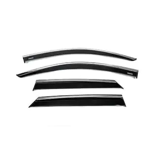 Window Deflectors with Chrome Trim (4 pcs, Niken) photo 1
