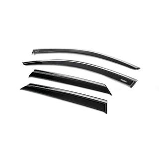 Window Deflectors with Chrome Trim (4 pcs, Niken) photo 2