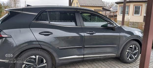 Kia Sportage 2021- Window wind deflectors with chrome trim Niken (for SWB, 4 pcs) photo 6