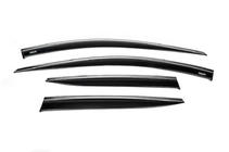Kia Sportage 2021- Window wind deflectors with chrome trim Niken (for SWB, 4 pcs) photo 7
