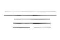 Hyundai Getz 2002- Exterior window trim stainless steel (6 pcs) Carmos - Turkish Stainless Steel photo 2