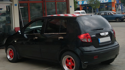 Hyundai Getz 2002- Exterior window trim stainless steel (6 pcs) Carmos - Turkish Stainless Steel photo 4