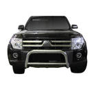 Mitsubishi Pajero Wagon IV 2006-2021 Bull Bar A126142 (without brackets, stainless steel) photo 1