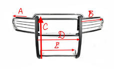 Toyota FJ Cruiser 2006-2022 Bull Bar A098600 (Stainless Steel) photo 5