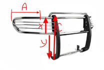 Toyota FJ Cruiser 2006-2022 Bull Bar A098600 (Stainless Steel) photo 6