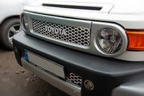 Toyota FJ Cruiser 2006-2022 Chrome Grill Covers (Stainless Steel) photo 3