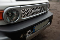 Toyota FJ Cruiser 2006-2022 Chrome Grill Covers (Stainless Steel) photo 2