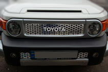 Toyota FJ Cruiser 2006-2022 Chrome Grill Covers (Stainless Steel) photo 1