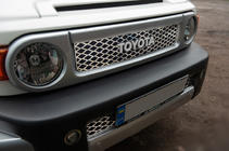 Toyota FJ Cruiser 2006-2022 Chrome Grill Covers (Stainless Steel) photo 5