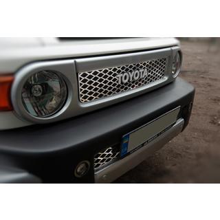 Chrome Grill Covers (Stainless Steel) Toyota FJ Cruiser 2006-2022 photo 2