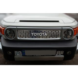 Chrome Grill Covers (Stainless Steel) Toyota FJ Cruiser 2006-2022 photo 1