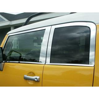 Window Trim Set Stainless Steel 16pcs Toyota FJ Cruiser 2006-2022 photo 4