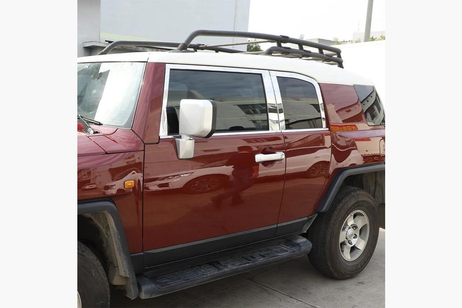 Toyota FJ Cruiser 2006-2022 Window Trim Set Stainless Steel 16pcs Photo 5