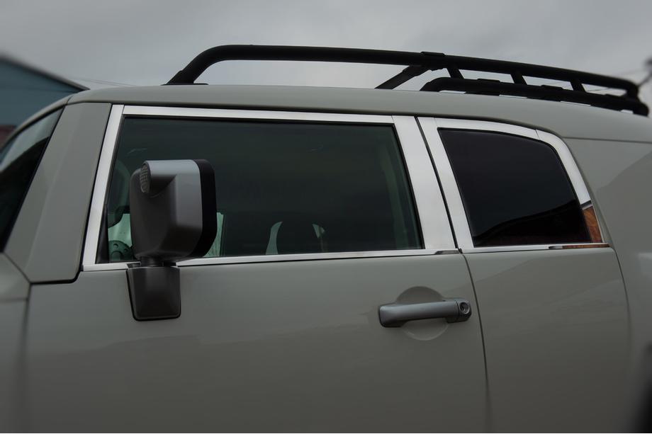 Toyota FJ Cruiser 2006-2022 Window Trim Set Stainless Steel 16pcs Photo 3