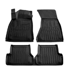 Audi A6 C7 2011-2017 Stingray 3D Rubber Floor Mats (5 pcs, Polyurethane) photo 1