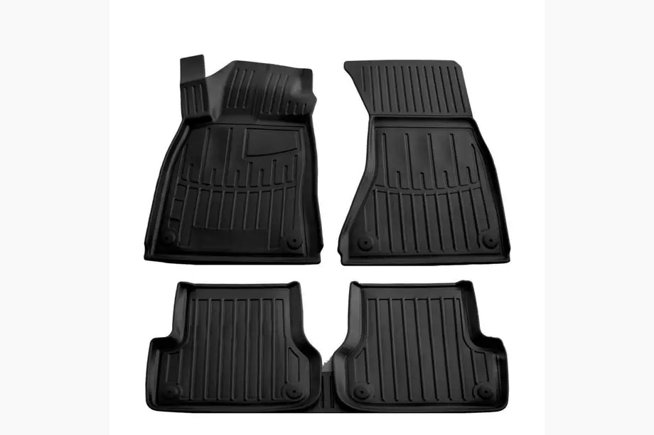 Audi A6 C7 2011-2017 Stingray 3D Rubber Floor Mats (5 pcs, Polyurethane) Image
