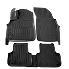 Audi Q7 2015–2026 Stingray 3D Rubber Floor Mats (5 pcs, Polyurethane) photo 1