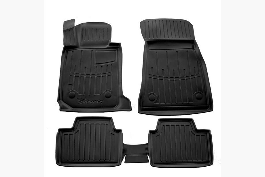 BMW 3 Series F30/F31 2012-2019 Stingray 3D Rubber Floor Mats (5 pcs, Polyurethane) Photo 1