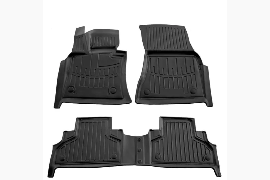 BMW X6 F16 2014-2019 Stingray 3D Rubber Floor Mats (5 pcs, Polyurethane) Image