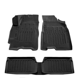 Stingray 3D Rubber Floor Mats (5 pcs, Polyurethane)