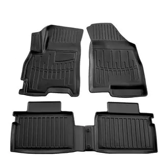 Stingray 3D Rubber Floor Mats (5 pcs, Polyurethane)