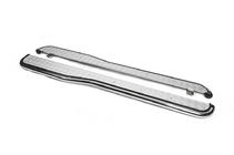 Mitsubishi Outlander 2001-2006 Side Bars MIT1257 (2 pcs, stainless steel) photo 1