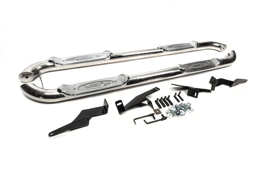 Hyundai Santa Fe 2 2006-2012 Side Bars B130319 (2 pcs, stainless steel) Image